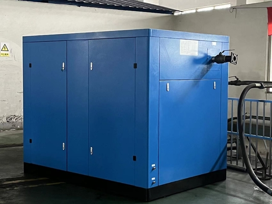 compresseur électrique à un aimant permanent de vis du compresseur 75hp de la vis 0.8Mpa